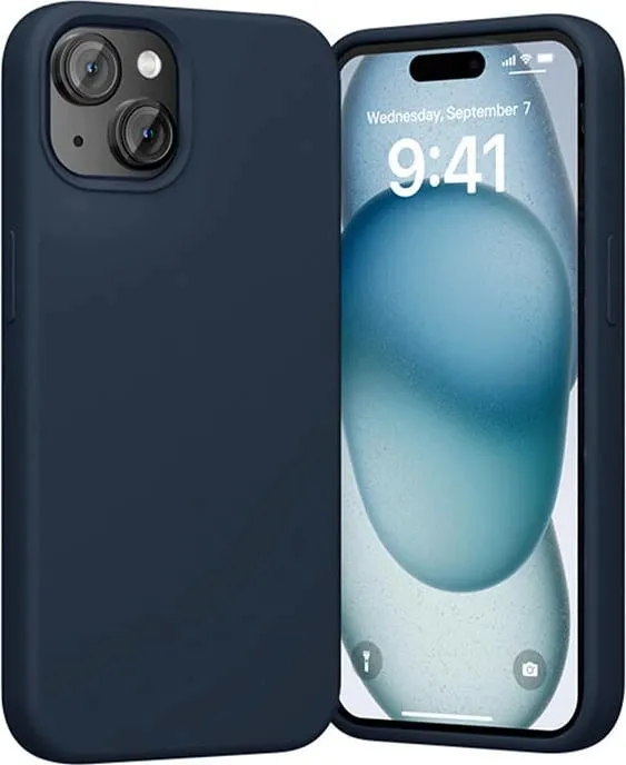 Mbështjellës Vention KUFL0-10 për iPhone 15, silikon, MagSafe, kaltër - 2