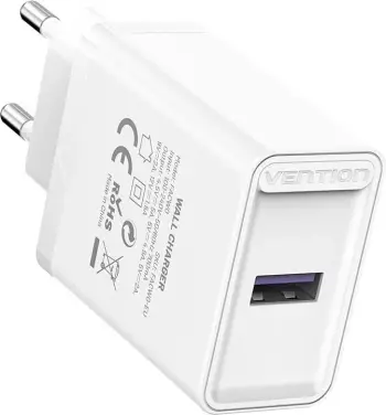 Karikues USB Vention FACW0-EU, 22.5W, i bardhë