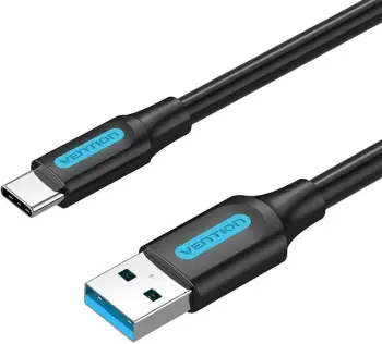 Kabllo USB 3.0 në USB-C Vention COZBH, 2m, e zezë