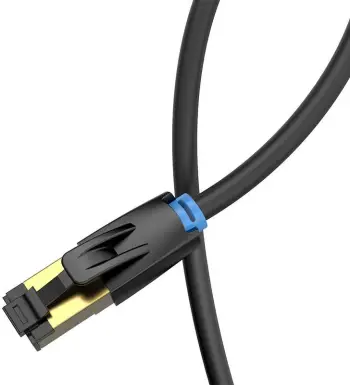 Kabllo rrjeti Vention IKABI CAT8 SFTP, 3m, 40Gbps, e zezë