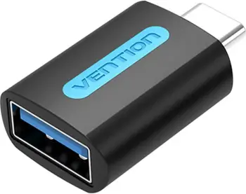 Adapter USB Vention CDUB0, USB-C mashkull në USB 3.0 femër, zi