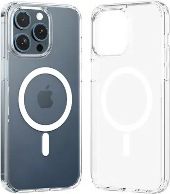 Mbështjellës Vention KUCT0-40 për iPhone 15 Pro Max, transparent, me MagSafe