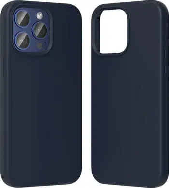 Mbështjellës Vention KUFL0-30 për iPhone 15 Pro, silikon, MagSafe, kaltër