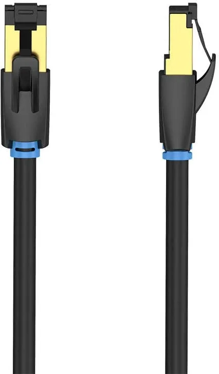 Kabllo rrjeti Vention IKABH CAT8, 2m, 40Gbps, e zezë - 1