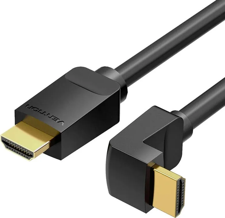 Kabllo HDMI Vention AARBH, 2m, 90° kënd, 4K 60Hz, e zezë - 2