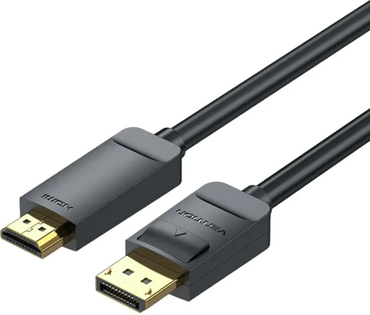 Kabllo DisplayPort në HDMI Vention HAGBH, 2m, 4K 30Hz, e zezë - 6