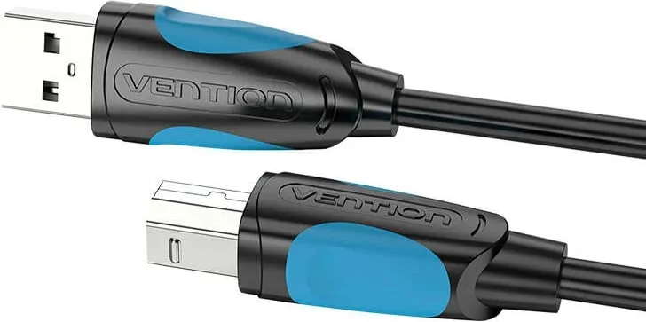 Kabllo printeri Vention VAS-A16-B500, USB-A në USB-B, 5m, e zezë - 3