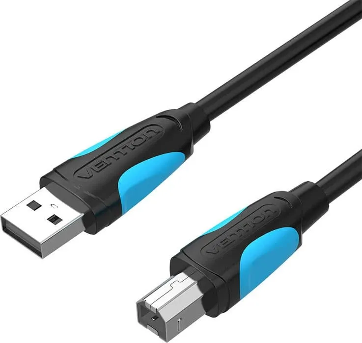 Kabllo printeri Vention VAS-A16-B500, USB-A në USB-B, 5m, e zezë - 5
