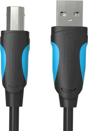 Kabllo printeri Vention VAS-A16-B500, USB-A në USB-B, 5m, e zezë