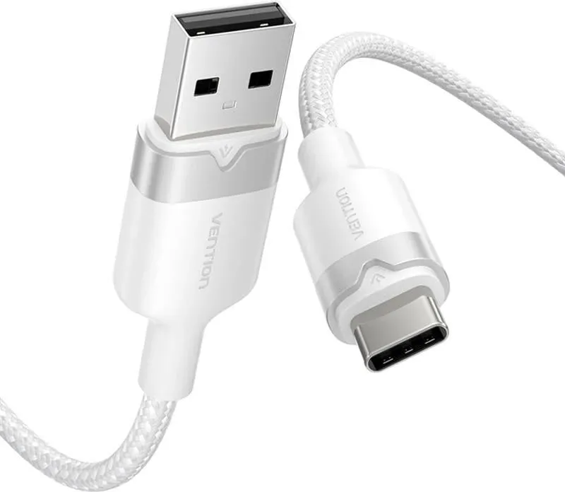 Kabllo USB 2.0 në USB-C Vention CTNWF, 1m, e bardhë - 2