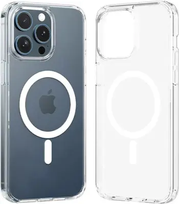 Mbështjellës Vention KUCT0-30 për iPhone 15 Pro, transparent, me MagSafe