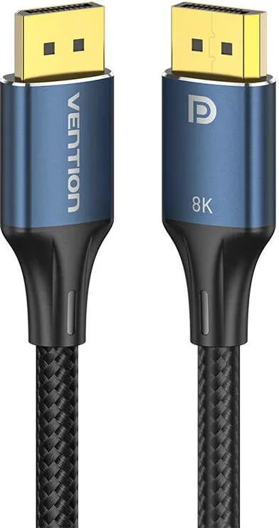 Kabllo DisplayPort Vention HCELH, 2m, 8K 60Hz/4K 120Hz, Kaltër - 2