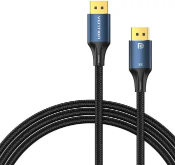 Kabllo DisplayPort Vention HCELH, 2m, 8K 60Hz/4K 120Hz, Kaltër
