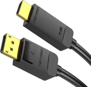 Kabllo Vention DisplayPort në HDMI, 1.5m, 4K, i zi
