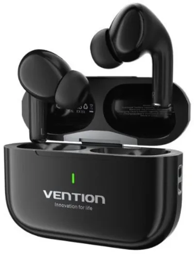 Kufje Bluetooth Vention Echo Lite E11, True Wireless, 6 orë bateri, të zeza - 1