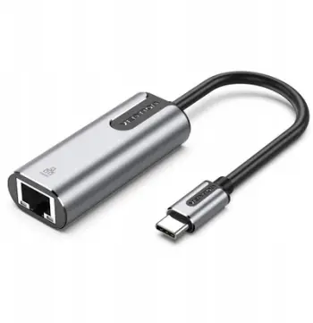 Adapter USB C në RJ 45 Gigabit Ethernet, 0.15m, gri