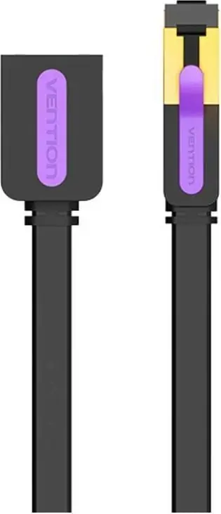 Kabëll RJ45 Ethernet Vention Cat.7, 3m, i zi