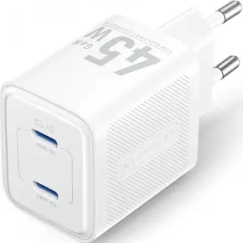 Karikues muri Vention FEFW0 EU, 45W, 2 porta USB C, i bardhë