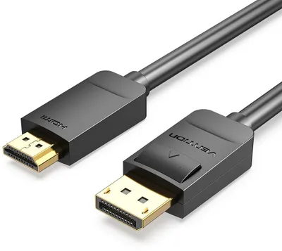 Kabllo Vention DisplayPort në HDMI, 1.5m, e zezë - 1