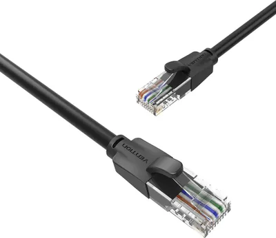 Kabllo rrjeti Vention IBEBD, UTP Cat.6, 0.5m, e zezë - 4