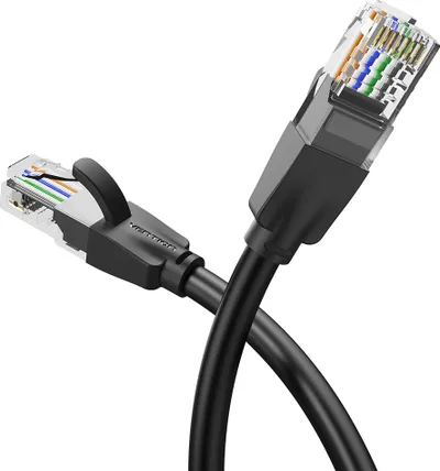 Kabllo rrjeti Vention IBEBD, UTP Cat.6, 0.5m, e zezë - 5