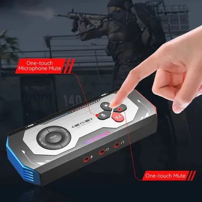 Amplifikator zanor gaming Vention, USB C, 7.1 surround, i zi - 5
