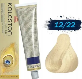 Ngjyrë e përhershme për flokë Wella Professionals Koleston Perfect 12/22, 60 ml, bjonde hiri e ftohtë intensive