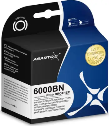 Ngjyrë për Brother 6000BN Asarto BT6000BK,100 ml, e zezë
