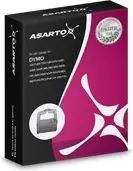 Shirit për printer Asarto DYMO 45013 D1 LabelManager, i zi