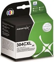 Ngjyrë për printer HP 304XL Asarto DJ3720, cian/magenta/të verdhë