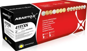 Toner Asarto 415X, zëvendësues për HP 415X W2032X, i verdhë