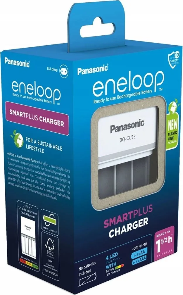 Karikues për bateria Panasonic BQ-CC55 - 3