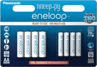 Bateri Panasonic AA / R6 AAA / R03, 1900mAh, 8 copë
