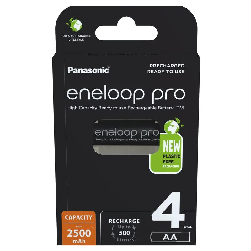 Panasonic Eneloop Batteries Pro AA/4B 2000mAh - 1