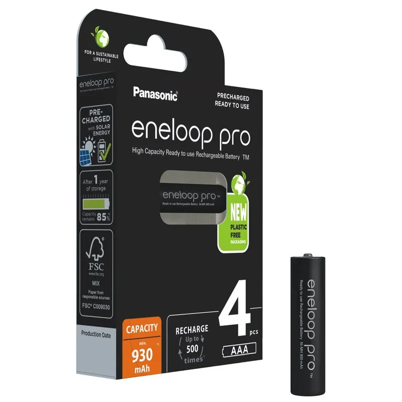 Panasonic Eneloop PRO AAA/4B - 1