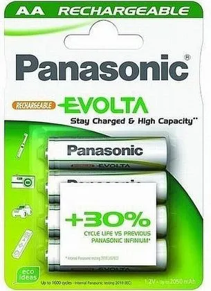 Bateri AA/ R6 Panasonic Evolta, NiMH, 1.2V, 4 copë - 1