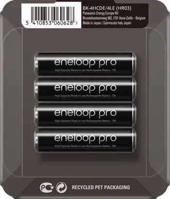 Bateri Panasonic Eneloop Pro AAA / R03, 930mAh, 4 copë