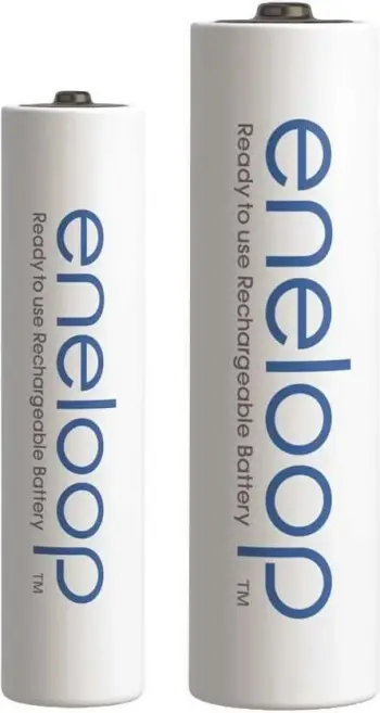 Bateri të rikarikueshme Panasonic Eneloop BK-3MCDE+4MCDE/8CP, 4x AA 2000 mAh + 4x AAA 800 mAh, Bardhë, set 8 copë