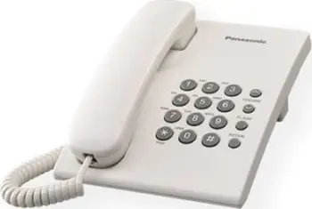 Telefon fiks Panasonic KX-TS500PDW, i bardhë