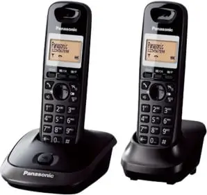 Telefon fiks Panasonic, me kabllo, i zi