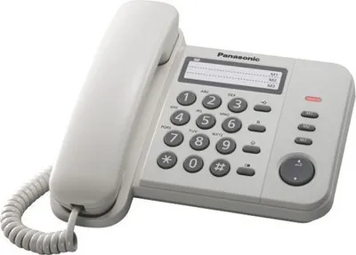 Telefon fiks Panasonic KX-TS520FXW, i bardhë - 1