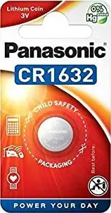 Bateri Panasonic CR1632, 3V