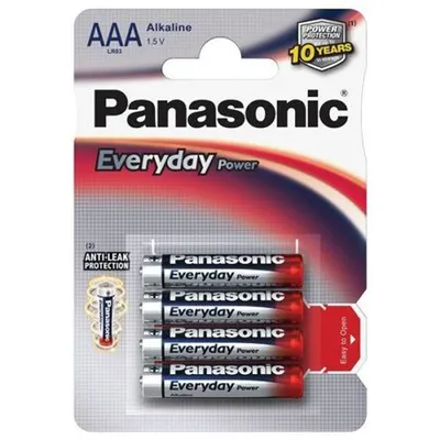 Bateri Panasonic AAA/R03, 1.5 V - 1