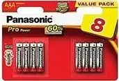 Bateri Panasonic Pro Power LR03PPG / 8BW AAA, 1.5V, 8 copë