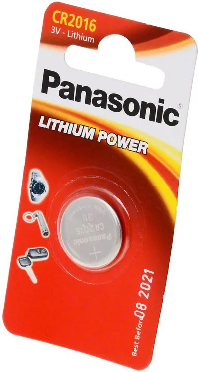 Bateri Litiumi Panasonic CR2016, 90mAh, 1 copë - 1