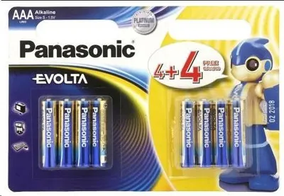 Bateri Panasonic Evolta AAA / R03, 8 copë - 1