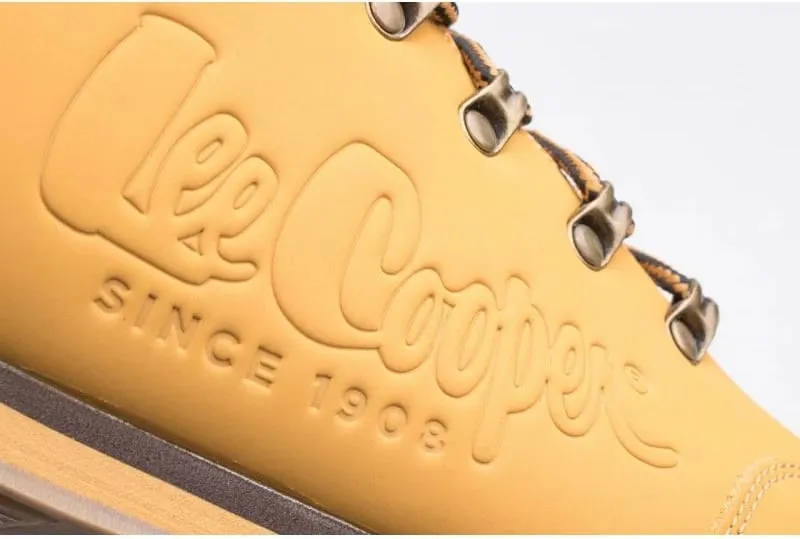 Këpucë për meshkuj Lee Cooper, të verdha - 4