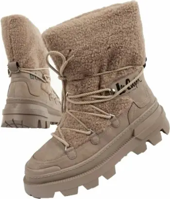 Çizme për femra Lee Cooper, krem