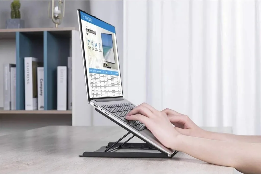 Mbajtëse për laptop Manhattan, e zezë - 9