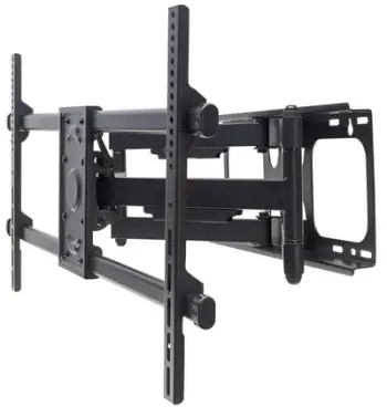 Mbajtëse muri për TV Manhattan Full-Motion, 37-90", 75 kg, e zezë